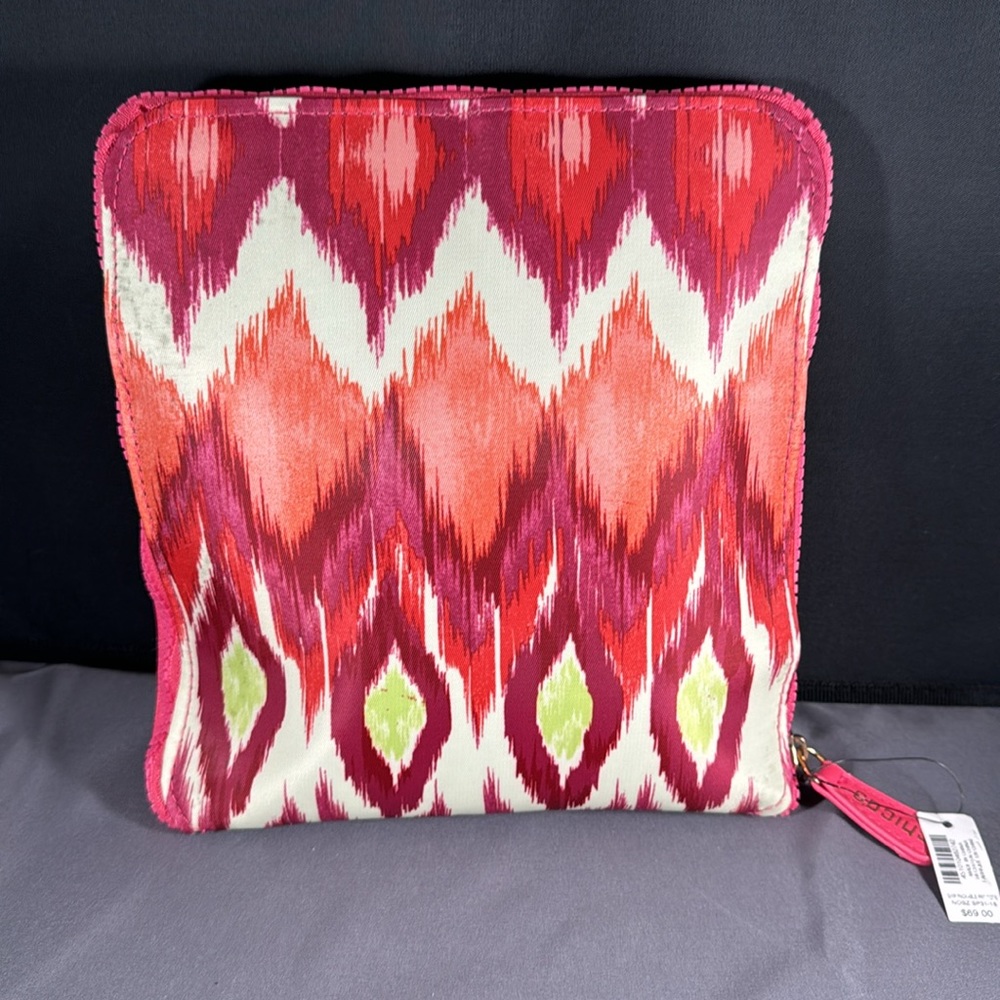 Chico’s pacakable tote in orange, purple, pink - Picture 4 of 4